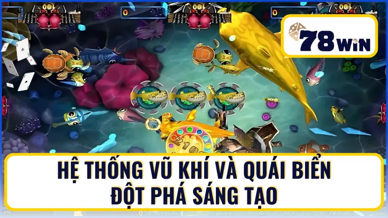 Hệ thống vũ khí và quái biển đột phá sáng tạo