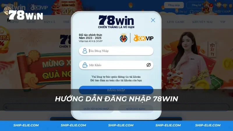 Hướng dẫn đăng nhập 78Win